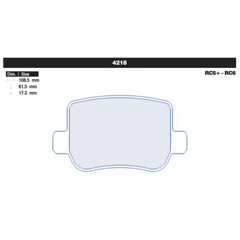 CL\u0020Brakes\u0020RC6\u0020Rear\u0020Brake\u0020Pads\u0020for\u0020Alpine\u0020A110\u0020\u00282017\u002B\u0029